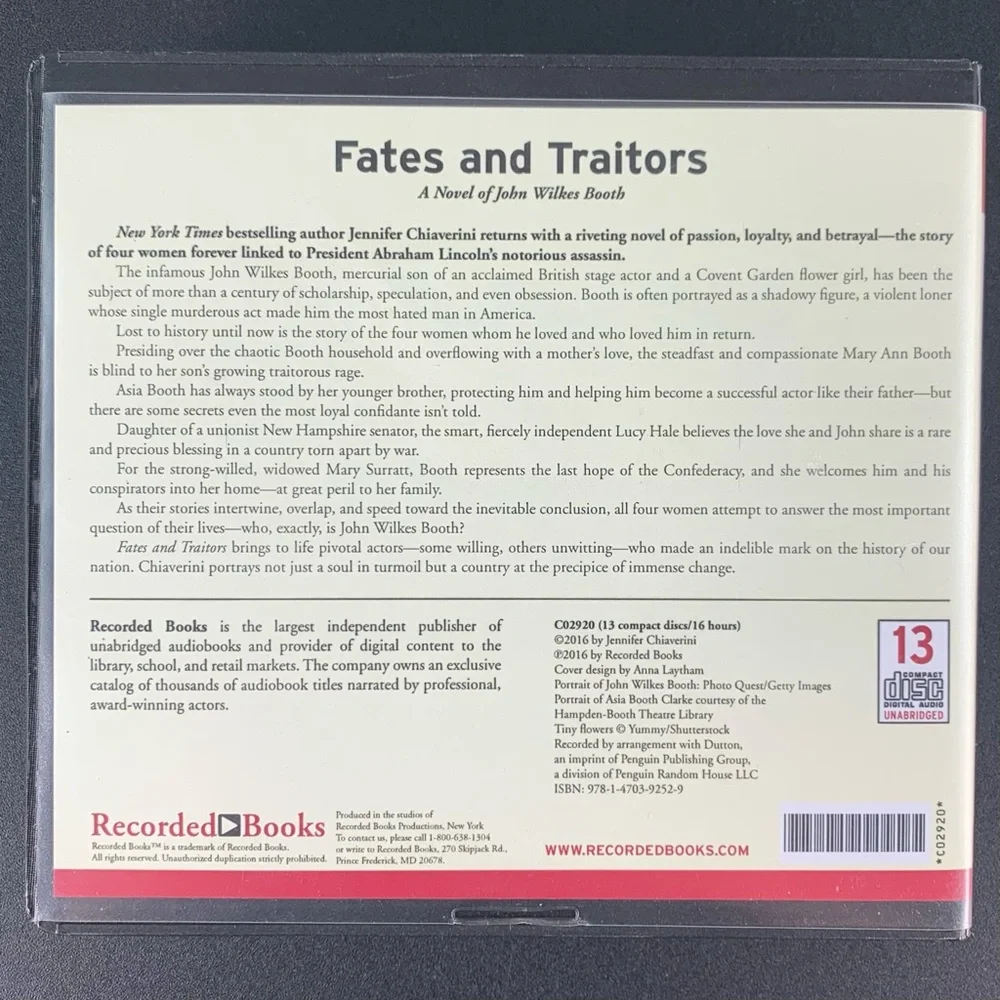 Recorded Books fates traitors